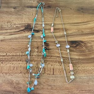 Bundle of 2 boho necklaces